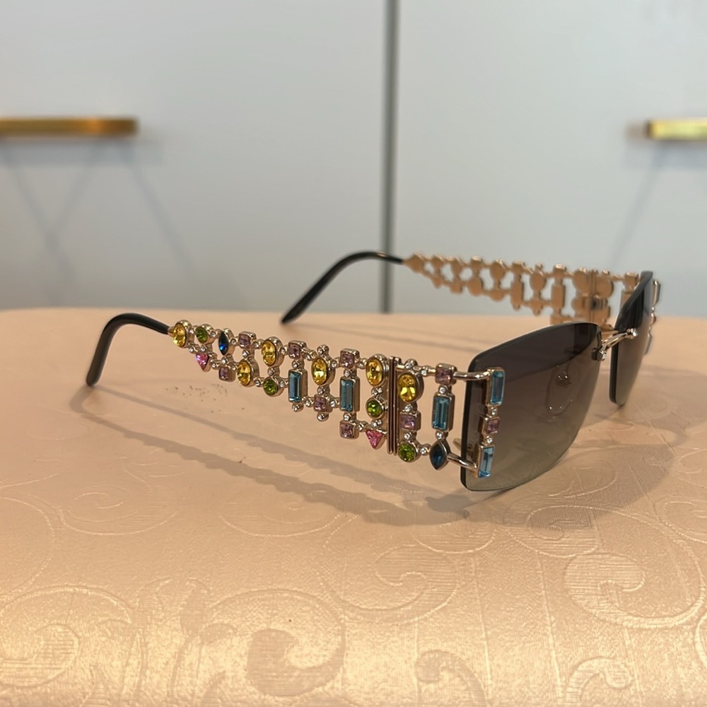 Caviar Women's Sunglasses - Blue Gradient - Picture 2 of 7